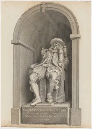 Francis Bacon, by George Cooke, ink, 1808