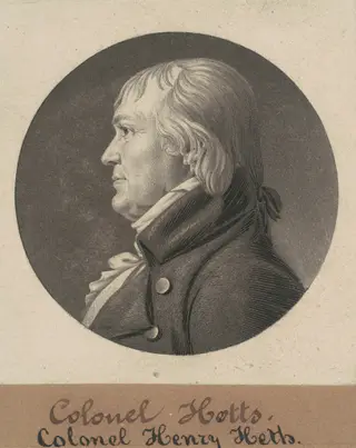 Henry Heth, by Charles B. J. Févret de Saint-Mémin, ink, 1805