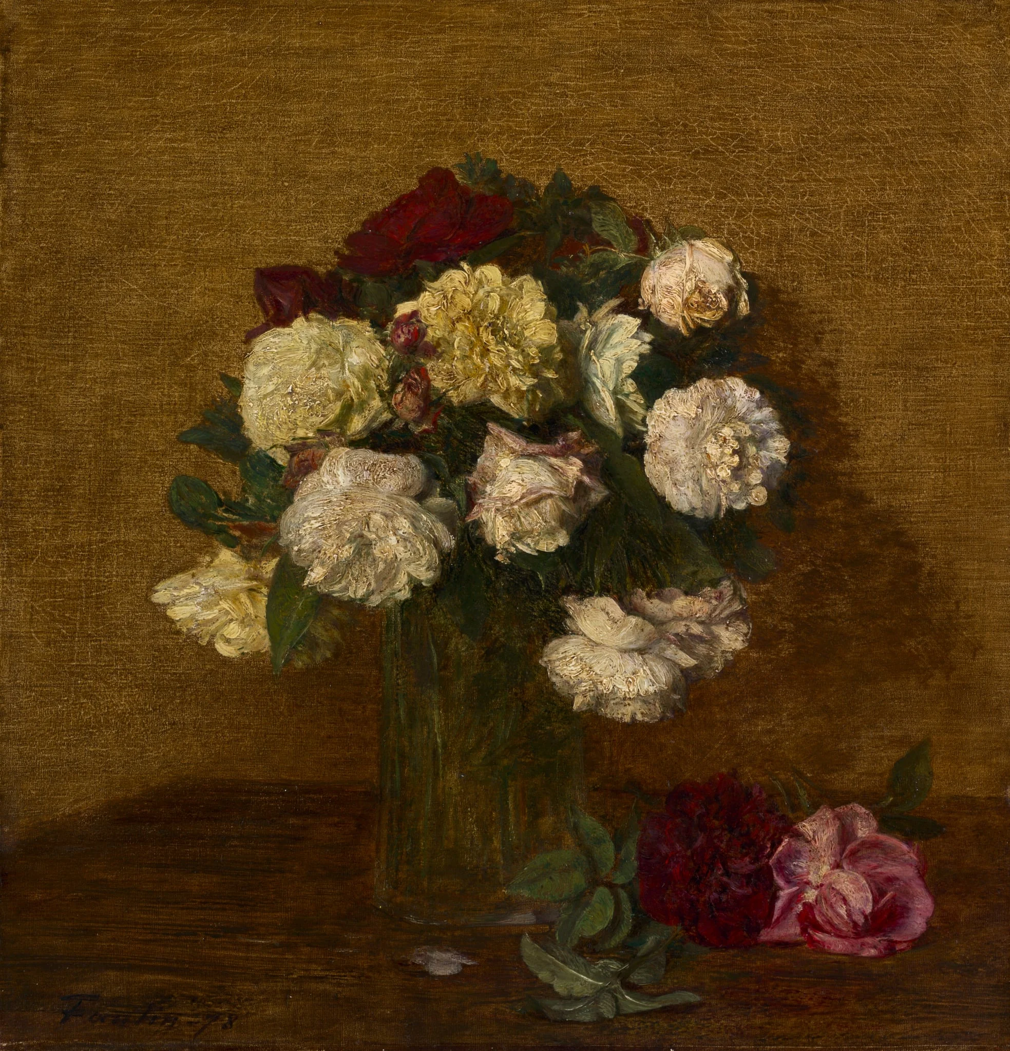 Roses in a Vase, detail
