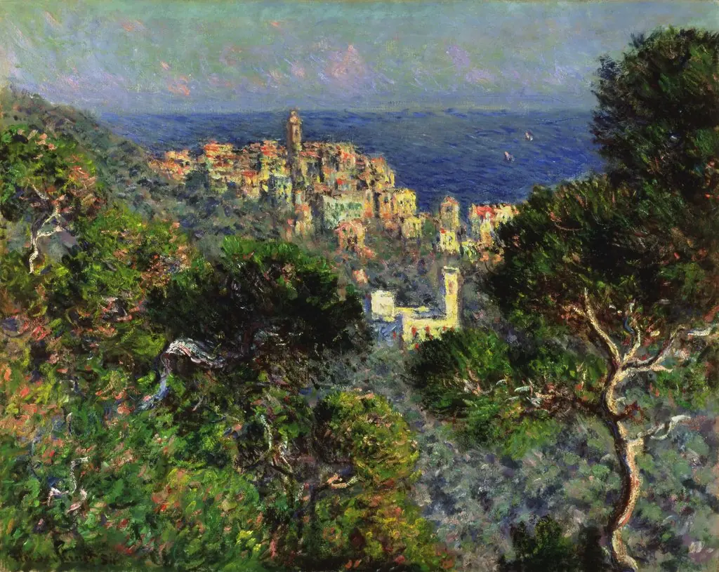 View of Bordighera, by Claude Monet, oil, 1892