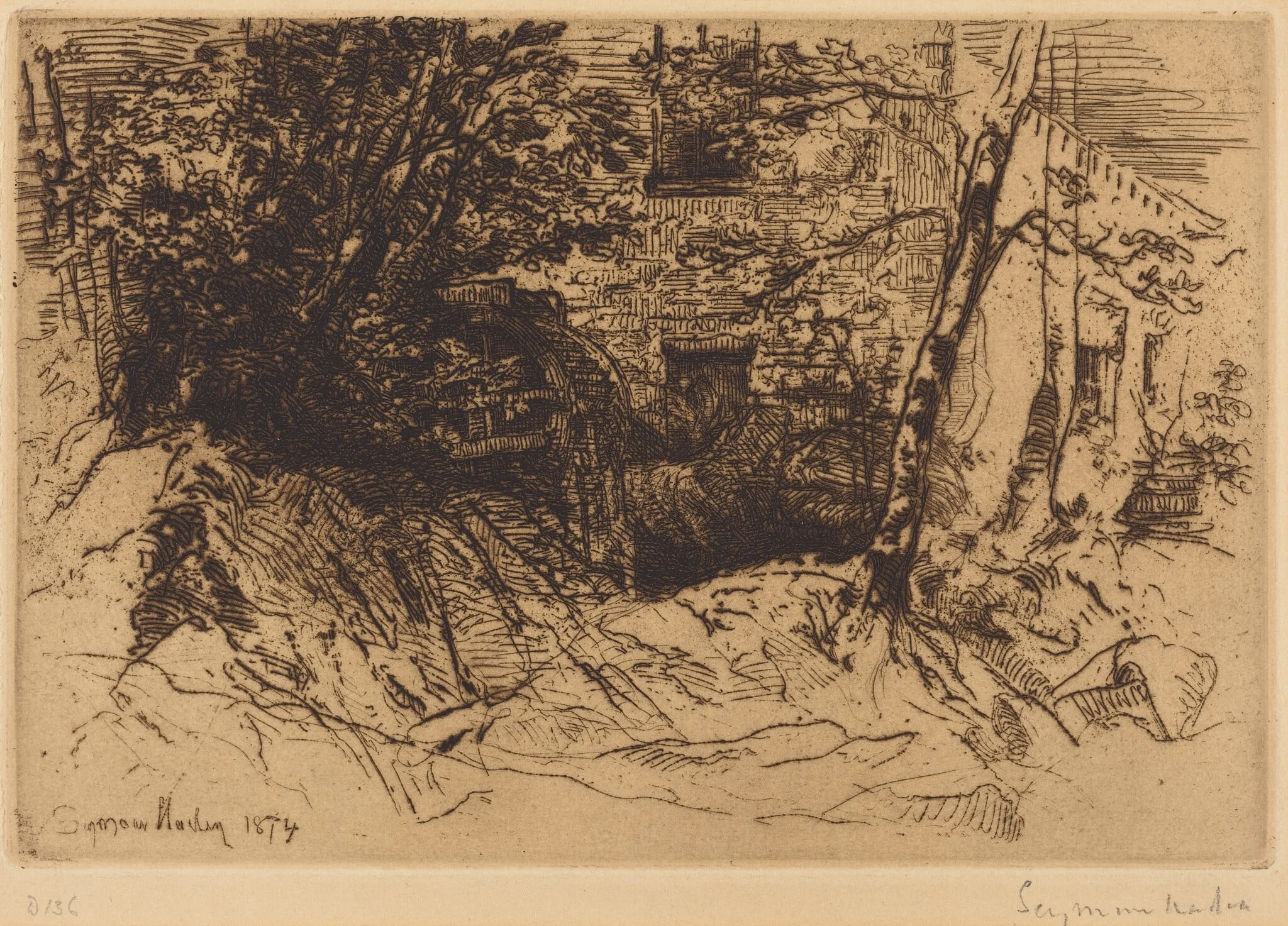 The Mill-Wheel, detail