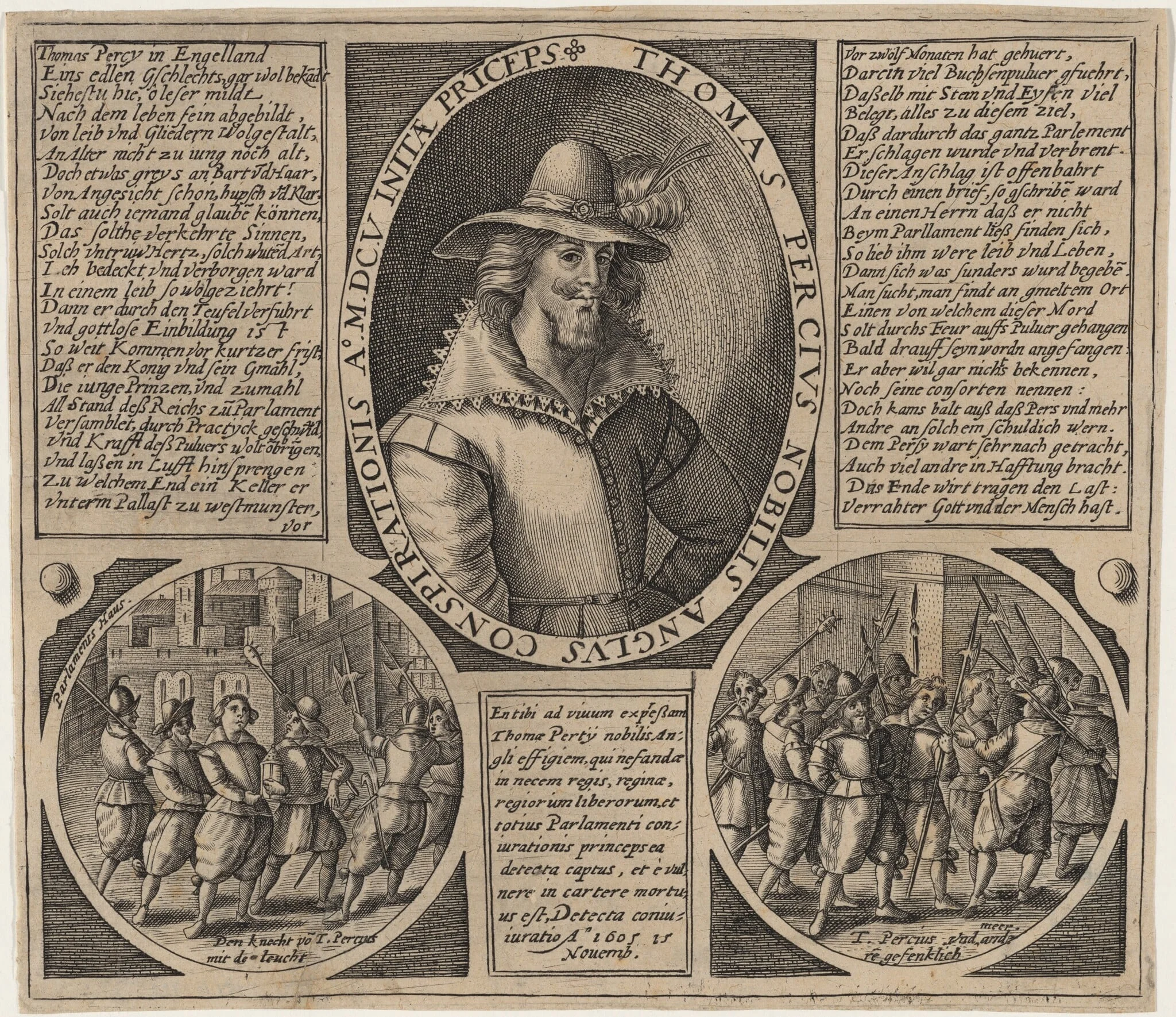 Thomas Percy and the Gunpowder Plot, detail