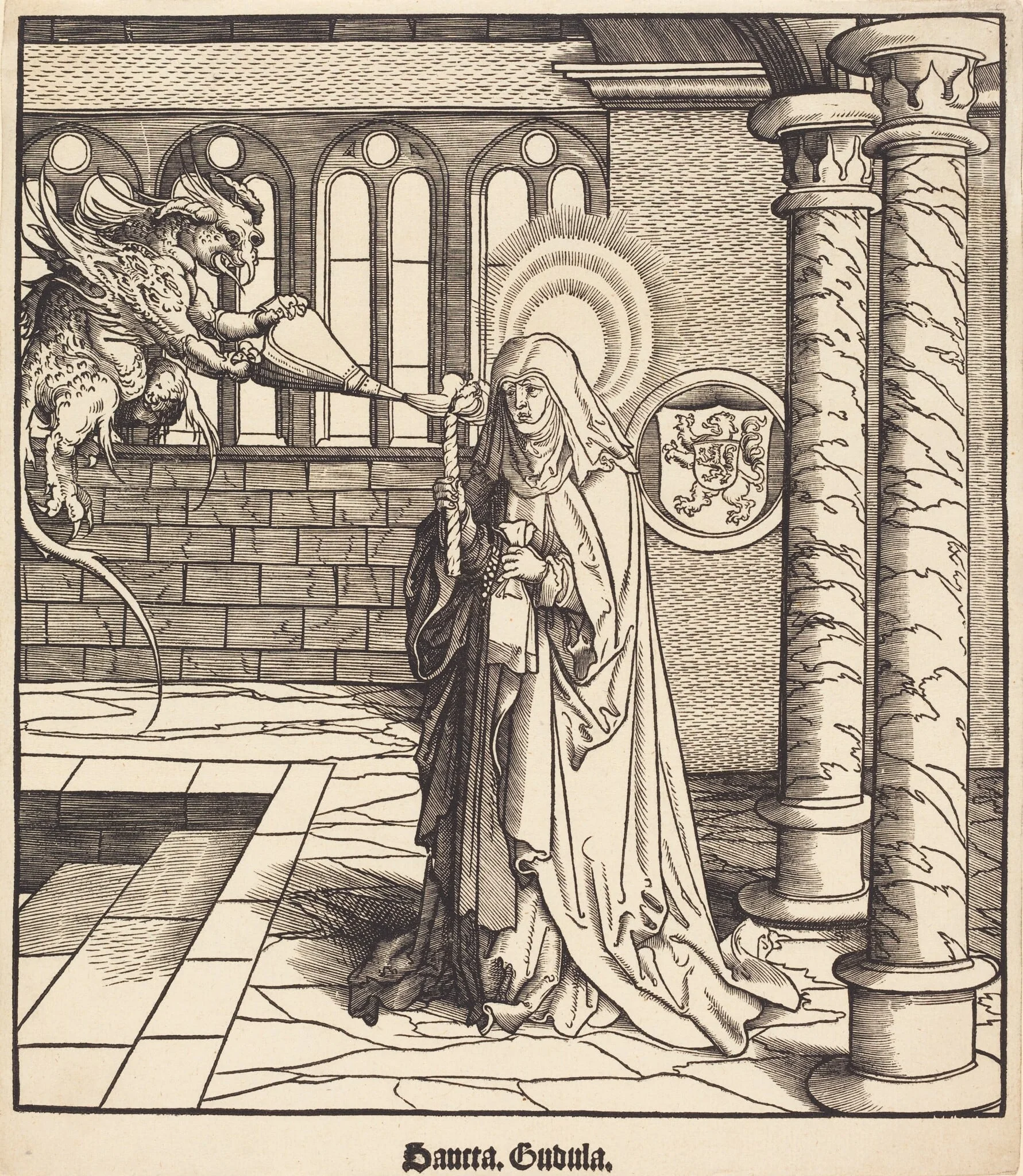 Saint Gudila, detail