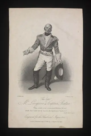 The late Mr Lovegrove as Captain Rattan, by James Thomson, 2