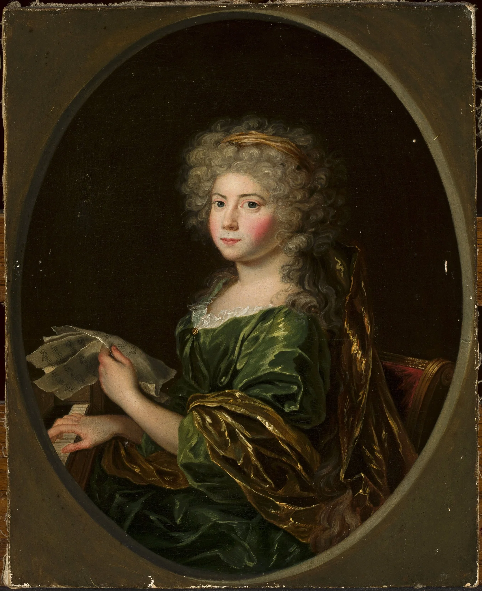 Portrait of Louisa Frederica von Hohenzollern (1770–1836), detail