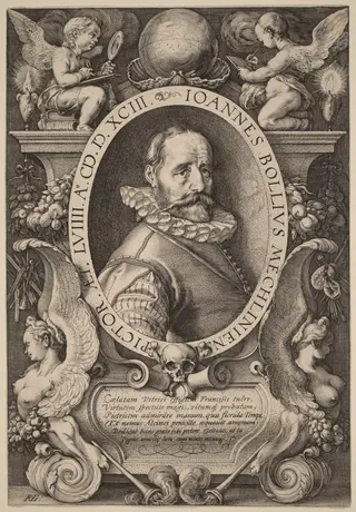Hans Bol, by Hendrick Goltzius, ink, 1593
