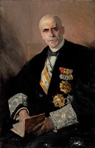 José María Ortega Morejón, by José Villegas Cordero, oil, 1920