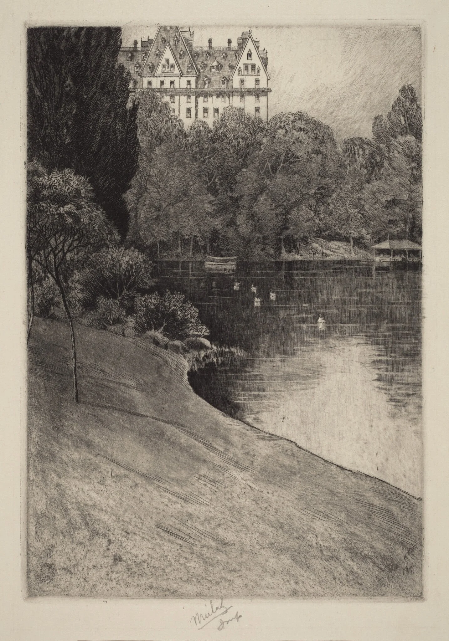 Bit of Central Park, detail