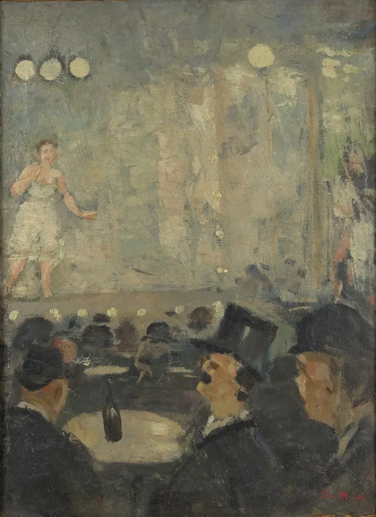 Cabaret, by Edvard Munch, oil, 1894