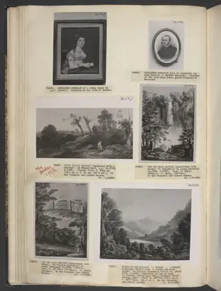 A Welsh Landscape, by Fleetwood Varley, watercolor, 1825