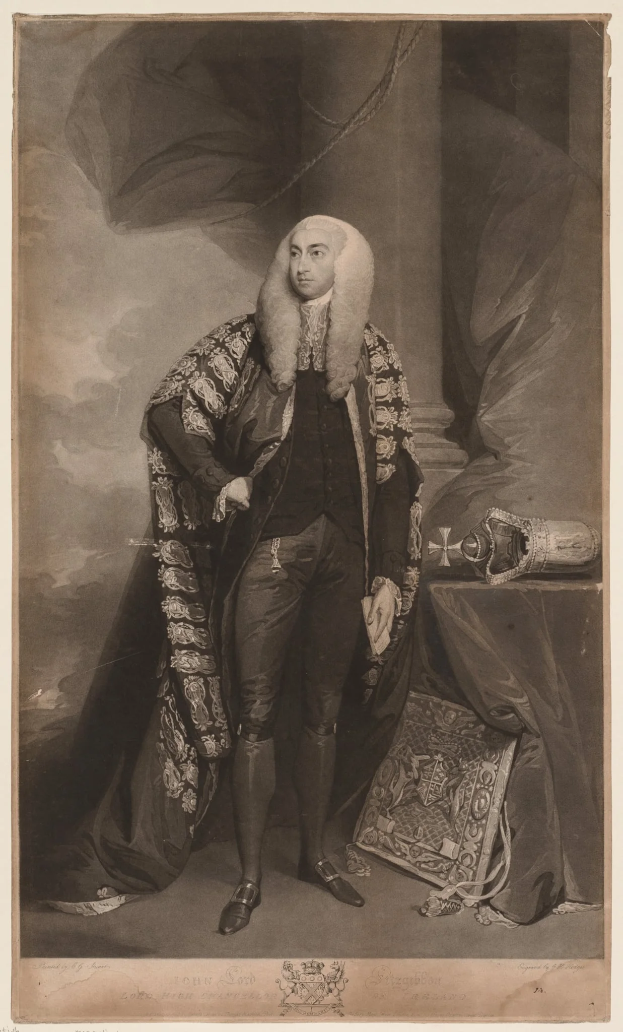 John, Lord FitzGibbon, detail