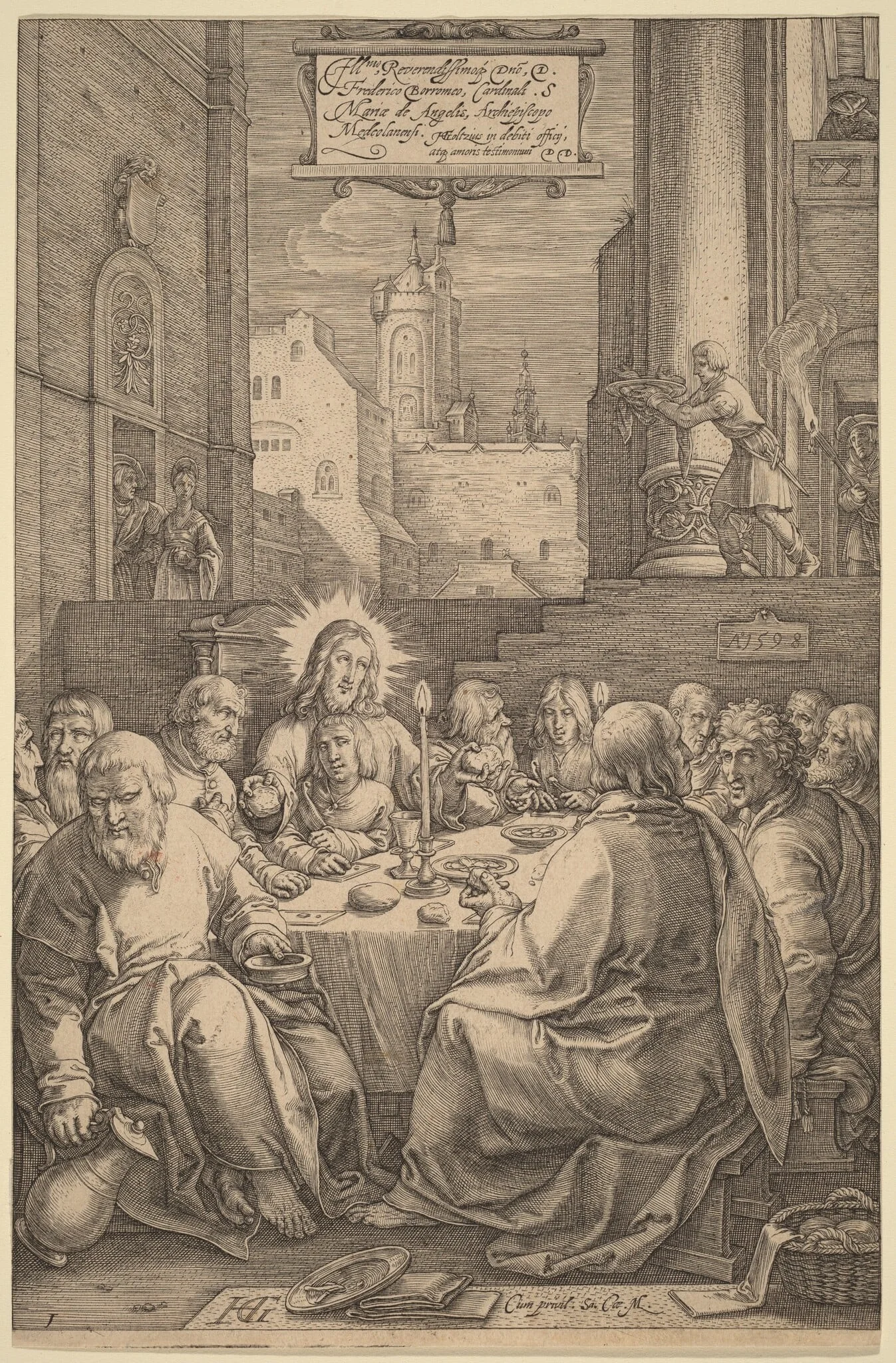 The Last Supper, detail