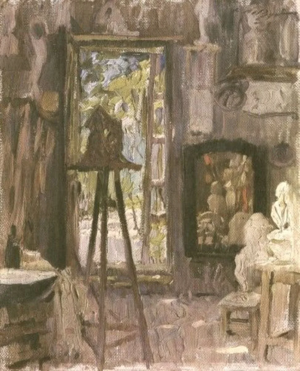 Interior de atelier, detail