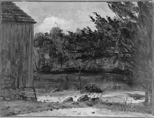The Barn by the Pool, detail