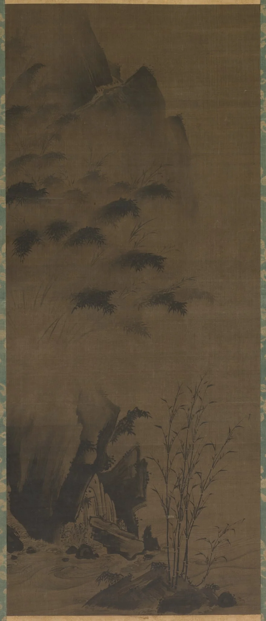Bamboo in Rain, detail