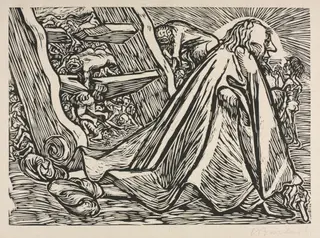 The Transformations of God:  The Divine Beggar, by Ernst Barlach, 1921