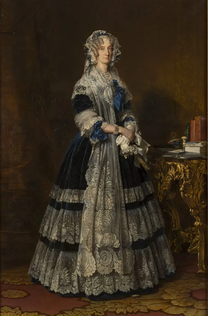 Maria Amalia of the Two Sicilies, Queen of the French, by Franz Xaver Winterhalter, oil, 1842