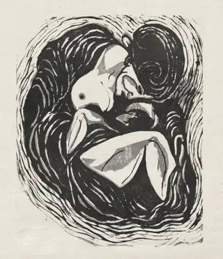 Mother and Child, by Koshiro Onchi, 1935