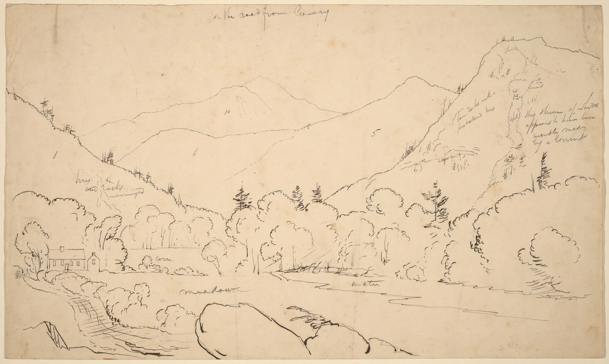 On the Road from Conway, detail