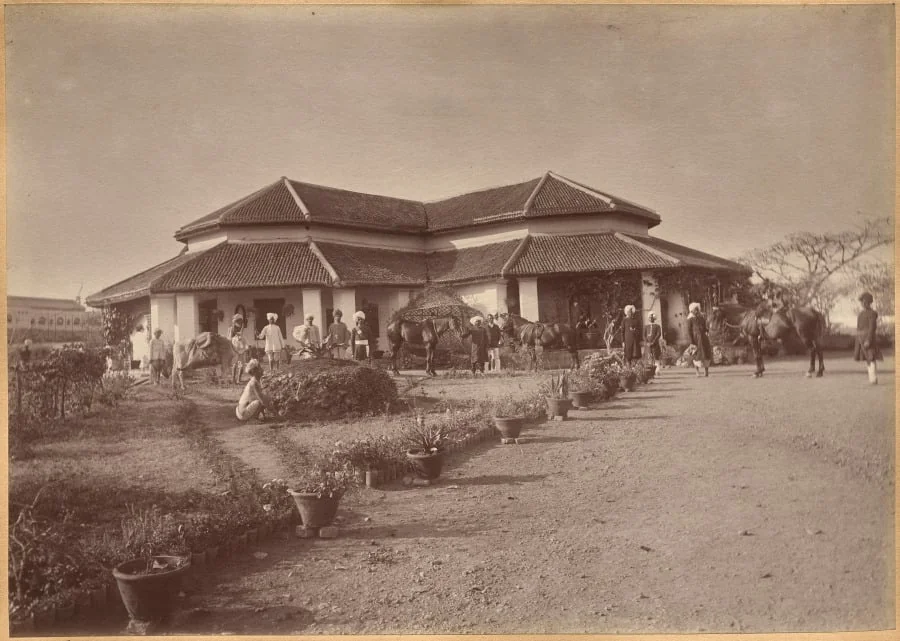 Major Creagh's home, Mhon (verso), detail