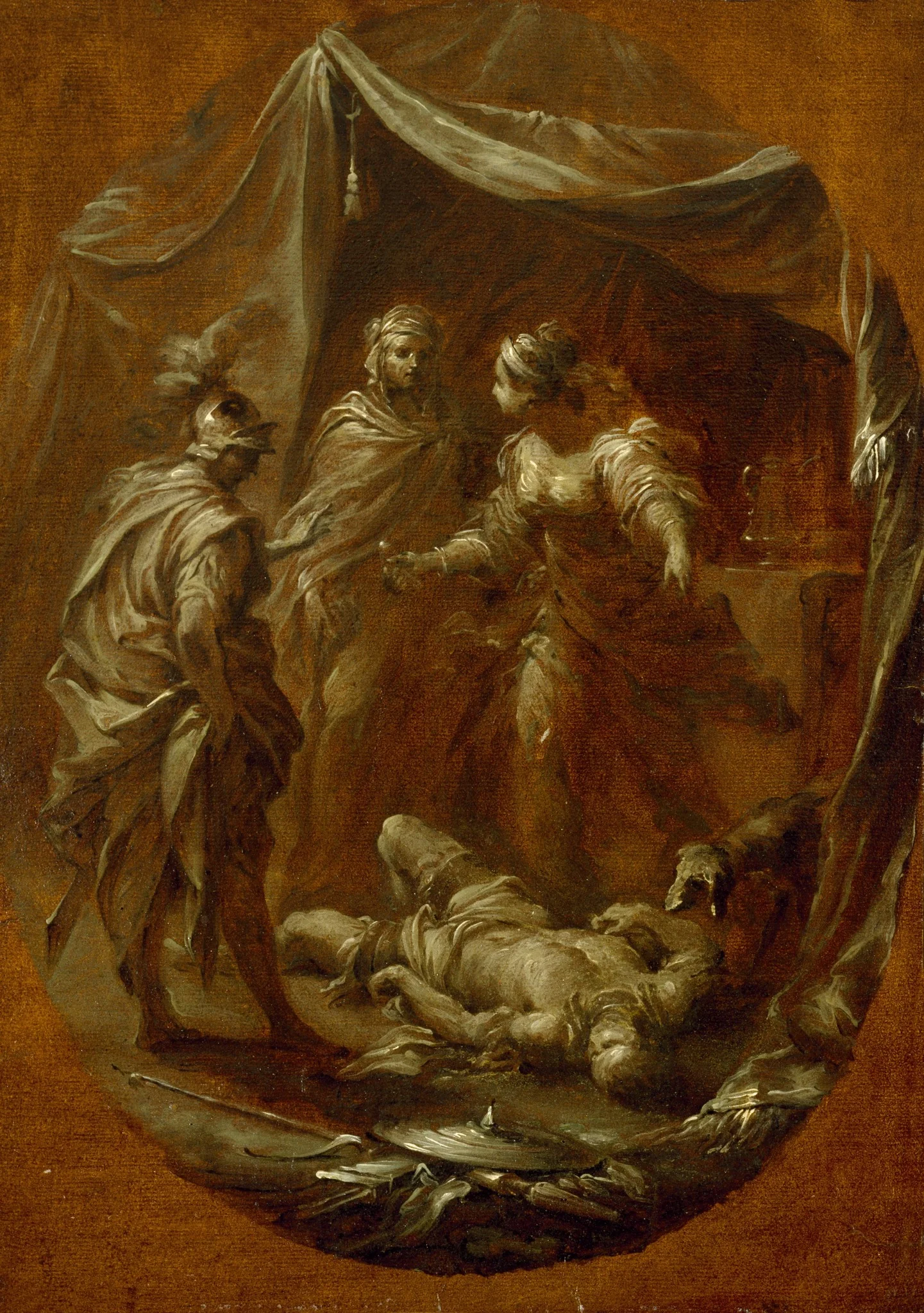 Jael and Sisera, detail