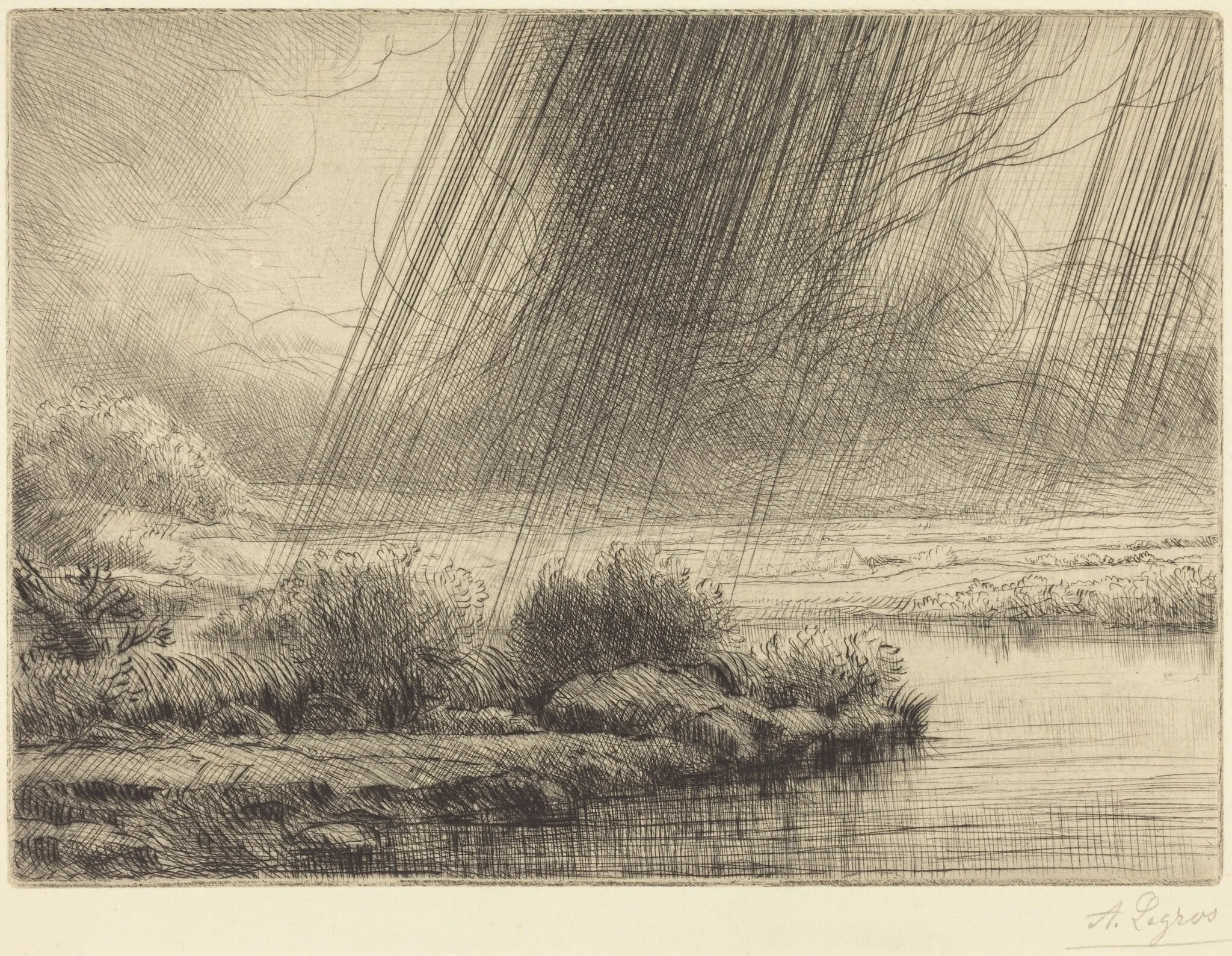 Storm (Un orage), detail
