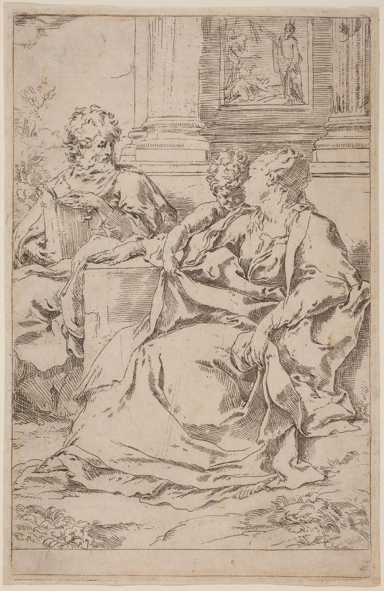 Holy Family, detail