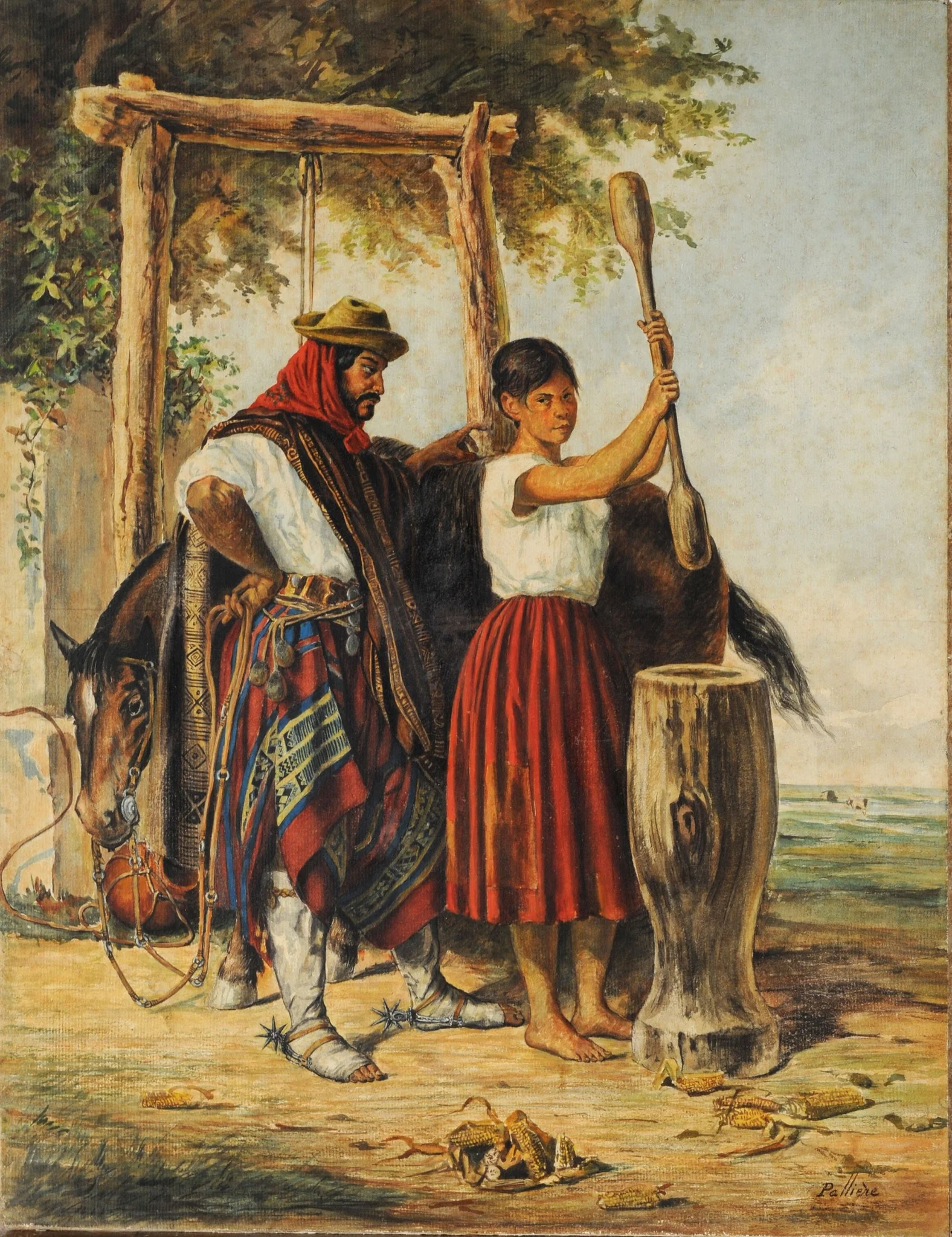 The maize treader, detail