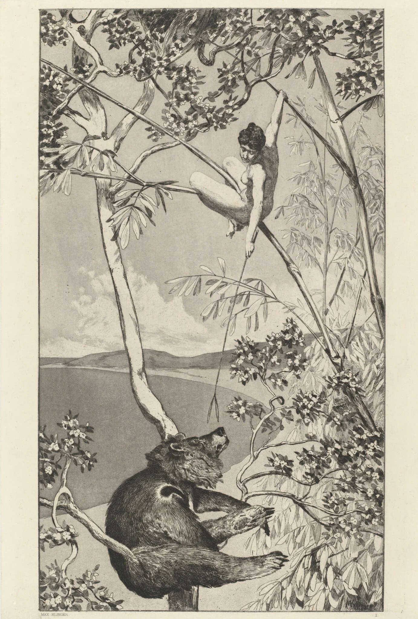 Bear and Elf (Bär und Elfe): pl.1, detail