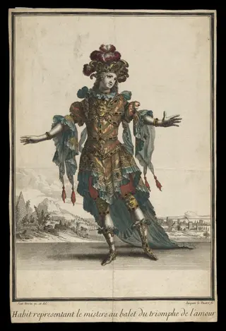 H Beard Print Collection, by Jacques le Pautre, 1650