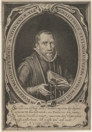 William Teelinck, by Pieter de Jode I, ink, 1621