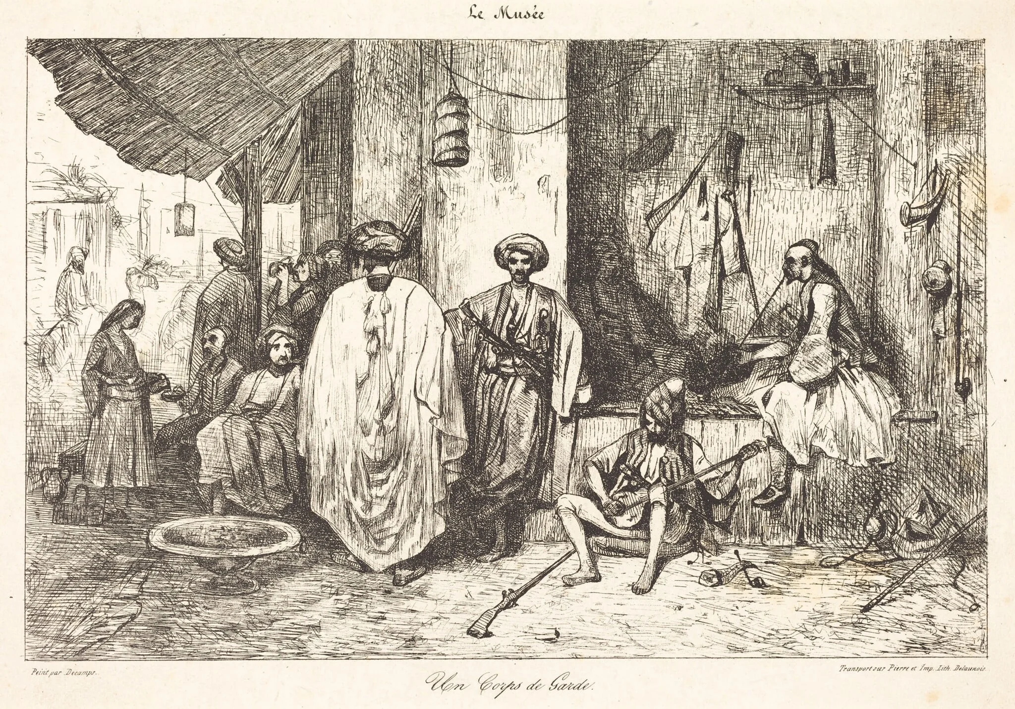 Un Corps de Garde, detail