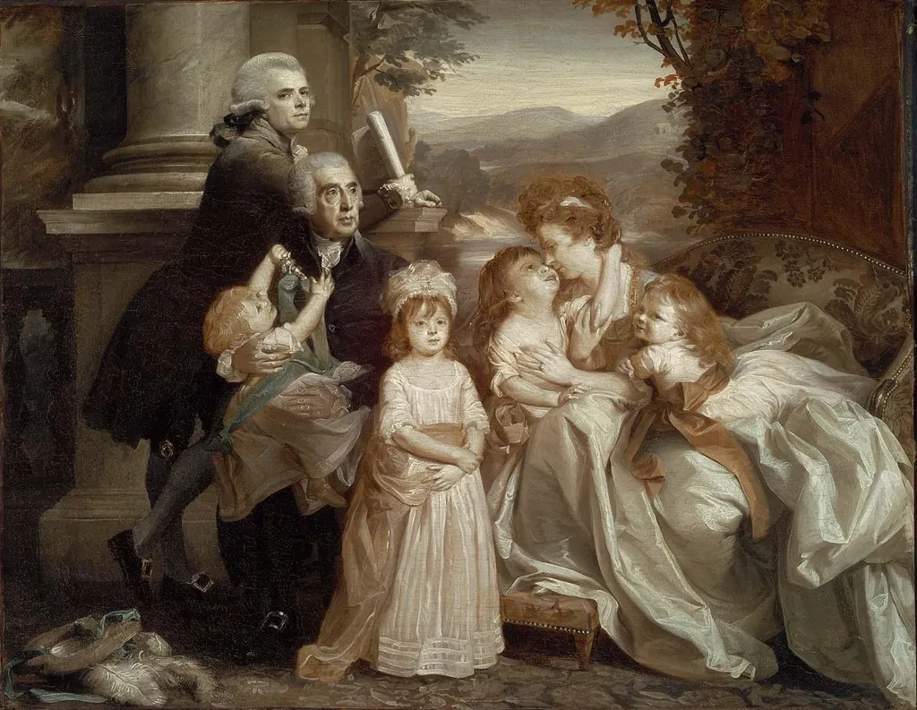 The Copley Family, by John Singleton Copley, oil, 1794