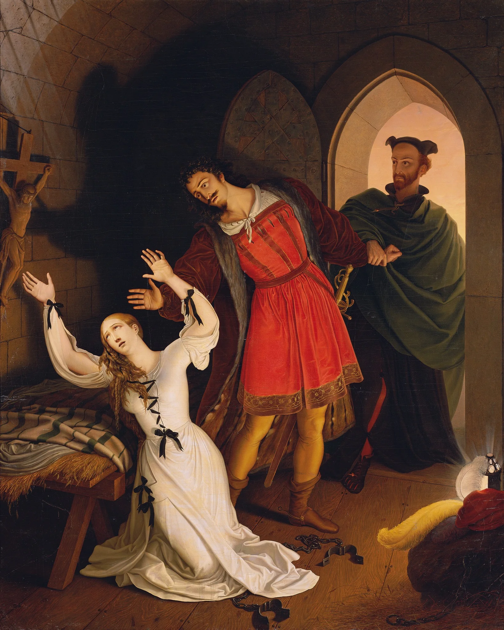 Faust und Gretchen im Kerker, detail