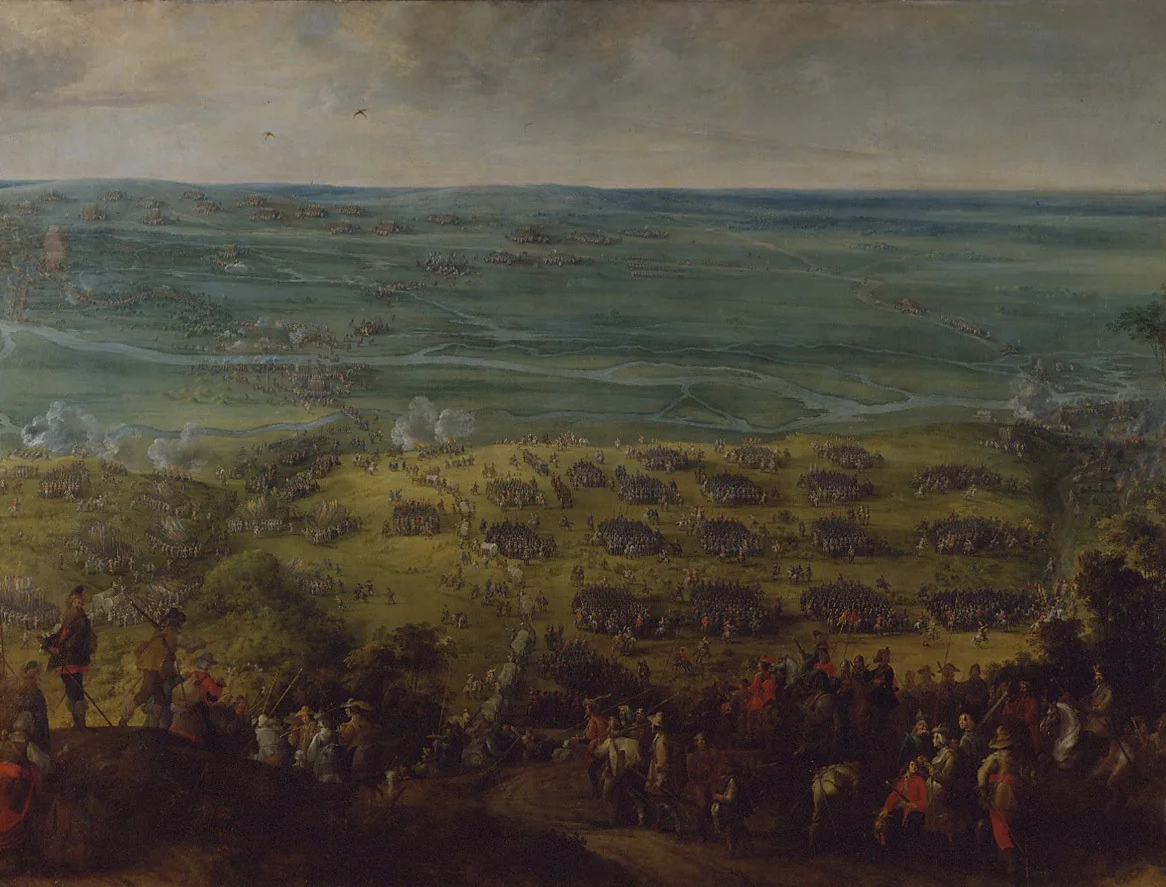 The crossing of the Somme, detail