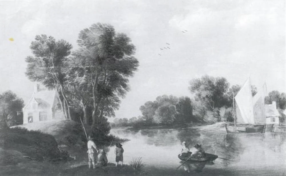 River Landscape, detail
