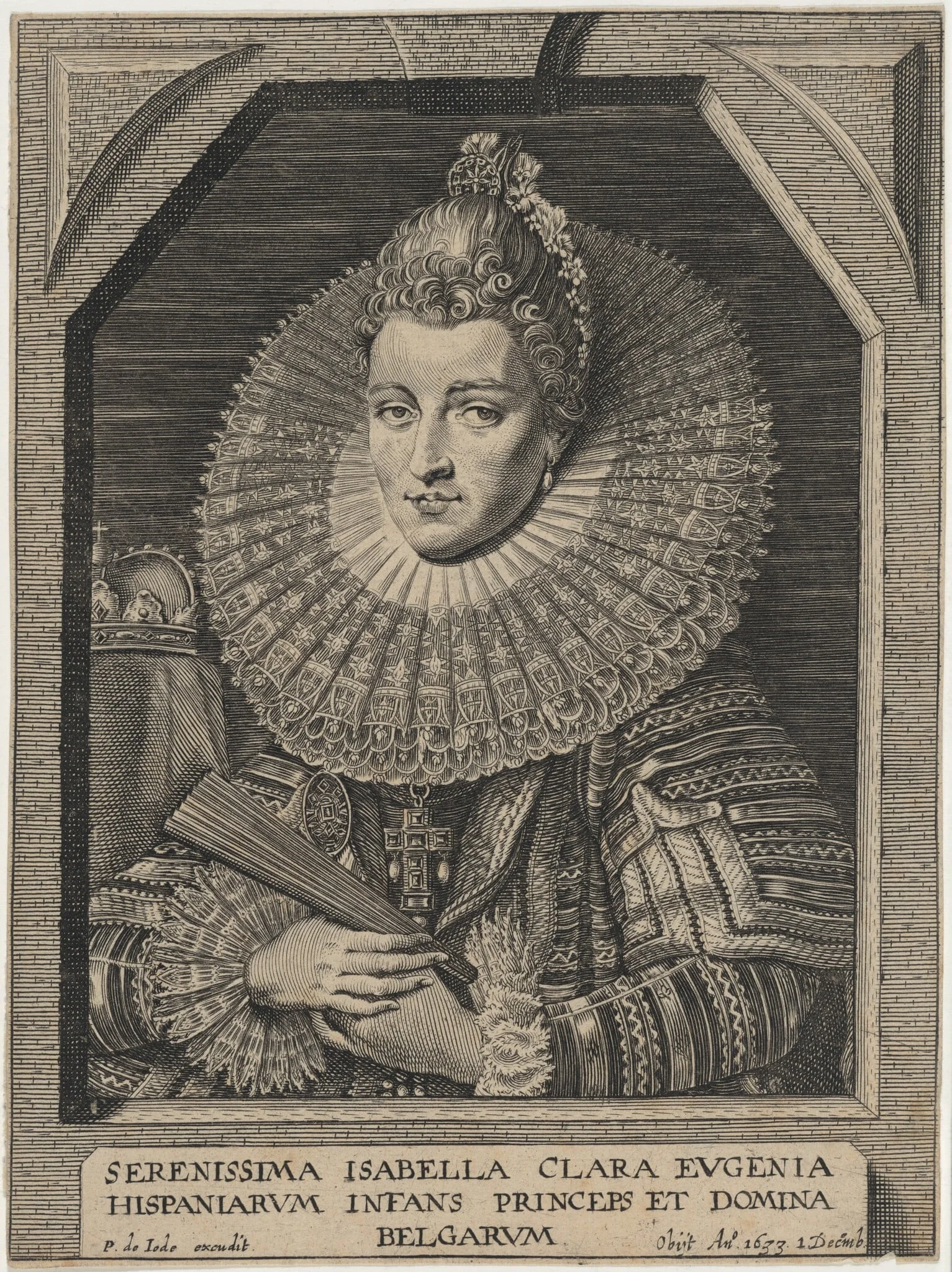 Isabella Clara Eugenia, detail