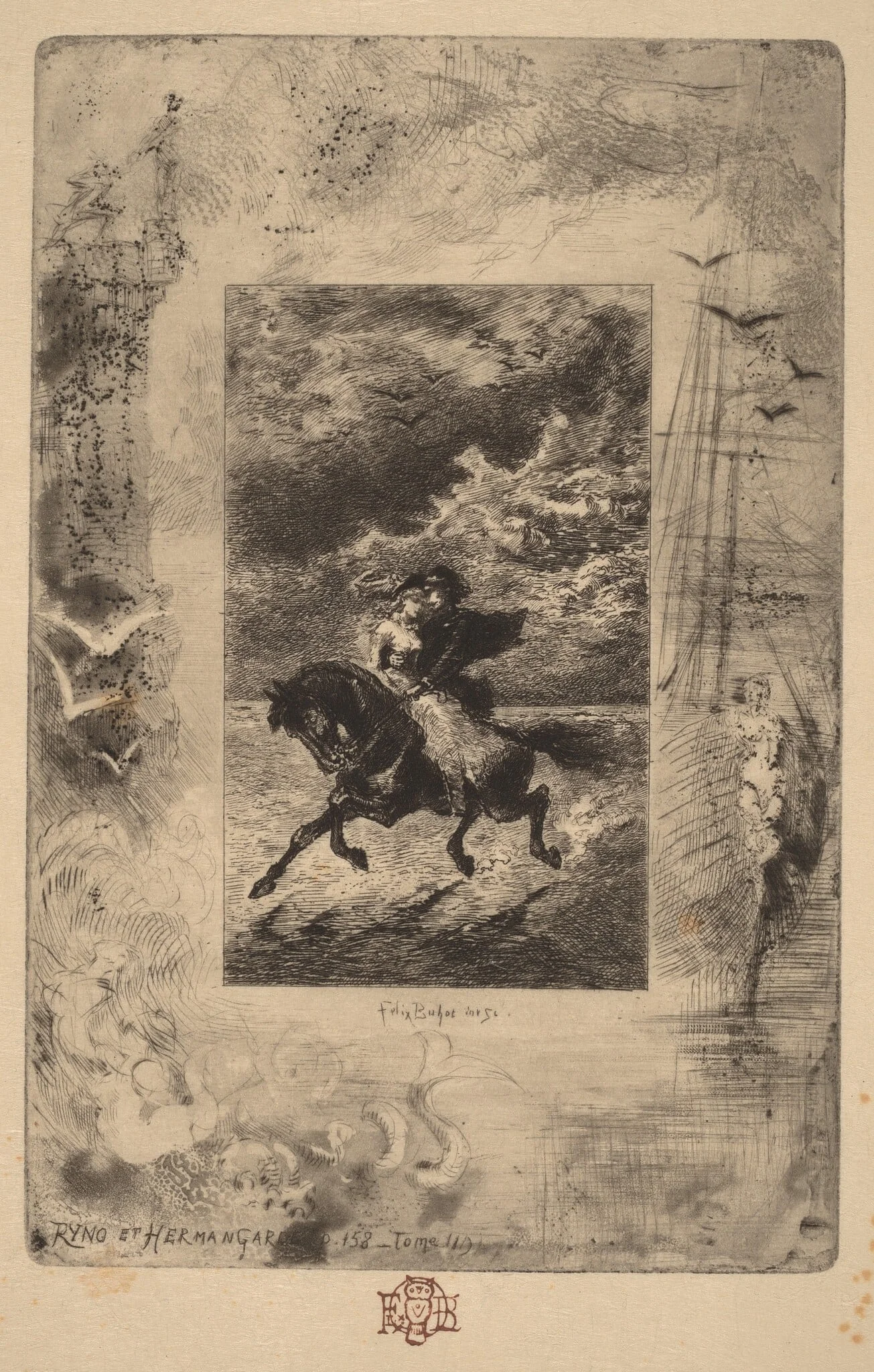 Ryno et Hermangarde (Ryno and Hermangarde), detail