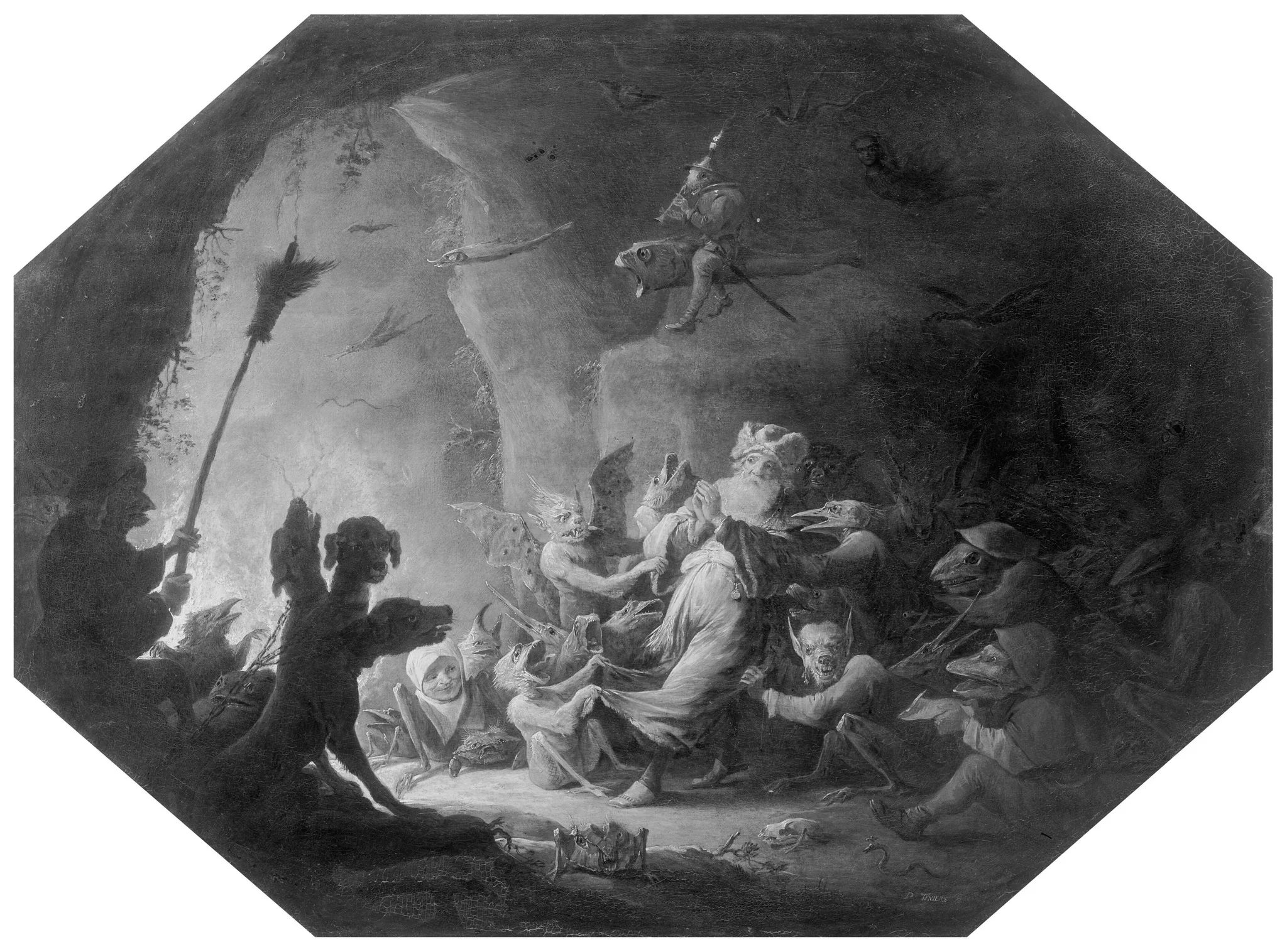 The torture of the rich man in purgatory, detail