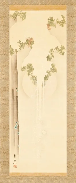 Snow on Cypress: Full Moon, detail