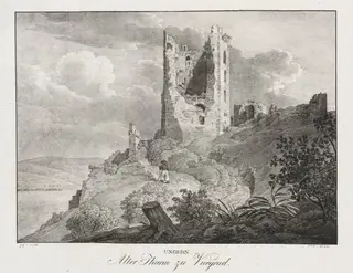 Ungern, Alter Thurn zu Vicegrad, by Jakob Alt, 1839
