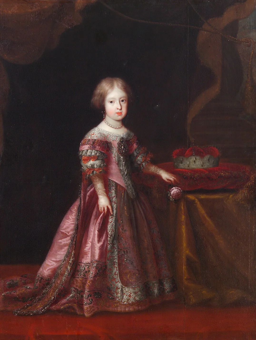 Erzherzogin Maria Elisabeth (1680-1741) im Alter von ca. vier Jahren, detail
