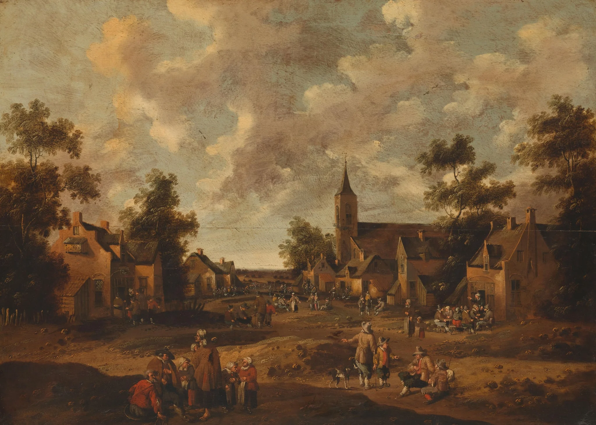Village Street, detail