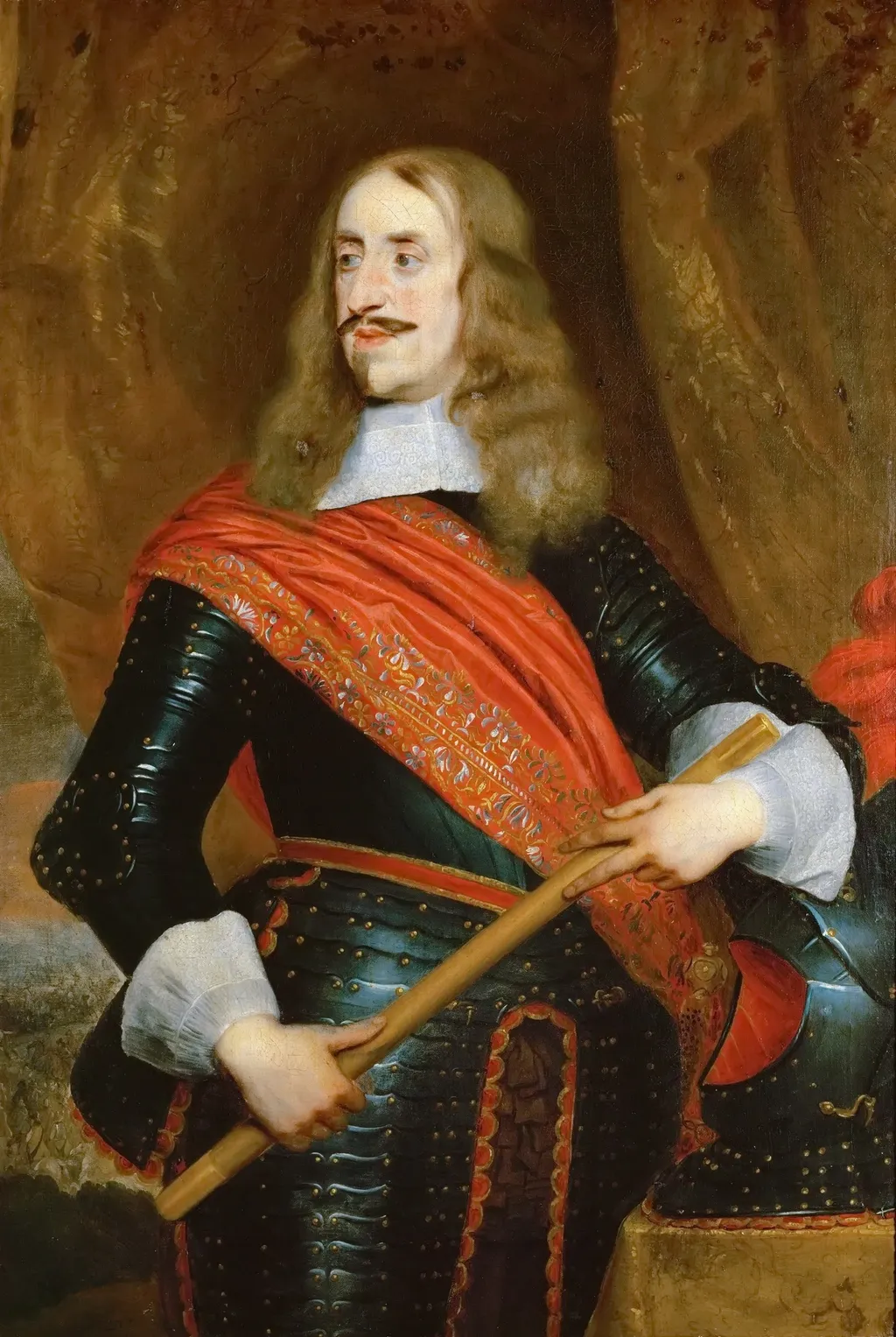 Portrait of Archduke Leopold Wilhelm (1614-1662), by Pieter Thijs, oil, 1650