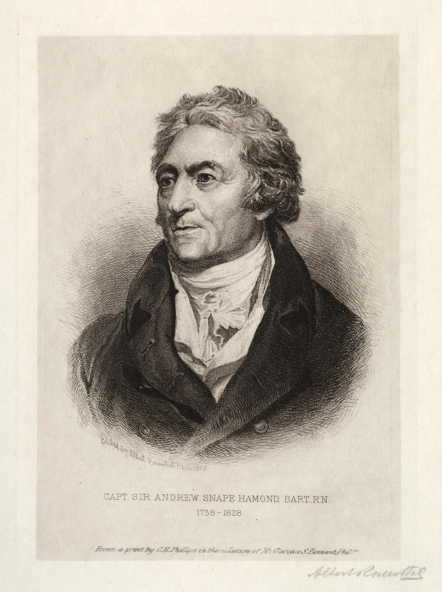 Sir Andrew Snape Hammond, detail