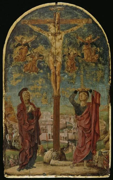 The Crucifixion, detail