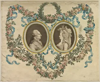 Louis XVI and Marie-Antoinette, by Various Artists, ink, 1781