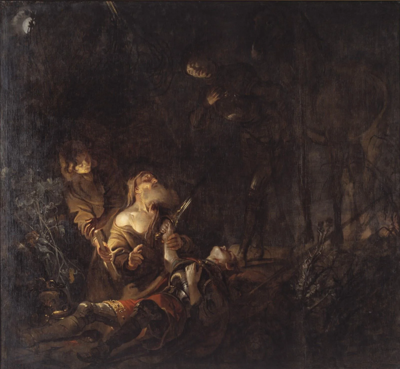Prins Svens lig bliver fundet, detail