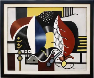 Still Life, by Fernand Léger, oil, 1928