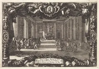 Title Page, by Jean Lepautre, ink, 1650